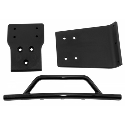 RPM - Bumper och Hasplåt Fram Svart Slash 4x4 - RPM