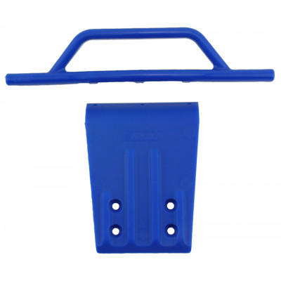 RPM - Stötfångare och Hasplåt Fram Blå Slash 2WD, Nitro Slash - RPM