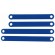 RPM - Camberstag HD Set Blå Rustler, Stampede - 2WD - RPM