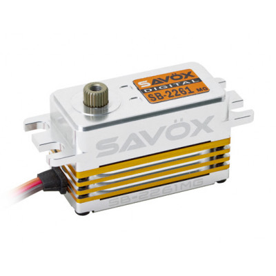 SAVÖX - SB-2261MG Servo 10Kg 0,076s Alu Brushless Metalldrev Lågt - SAVÖX