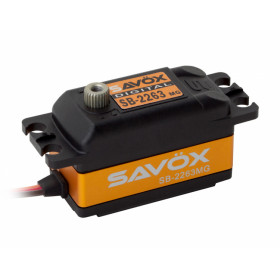 SAVÖX - SB-2263MG Servo 10Kg 0,076s Alu Brushless Metalldrev Lågt - SAVÖX