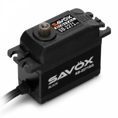 SAVÖX - SB-2271SG Servo 20Kg 0,065s HV Brushless Black Edition 1/8T* - SAVÖX