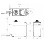 SC-0251MG Servo 16Kg 0,18s Metalldrev-SAVÖX-SC-0251MG