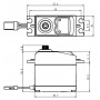 SC-0252MG Servo 10,5Kg 0,19s Metalldrev-SAVÖX-SC-0252MG