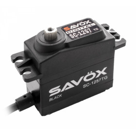 SAVÖX - SC-1257TG Servo 10Kg 0,07s Coreless Black Edition - SAVÖX