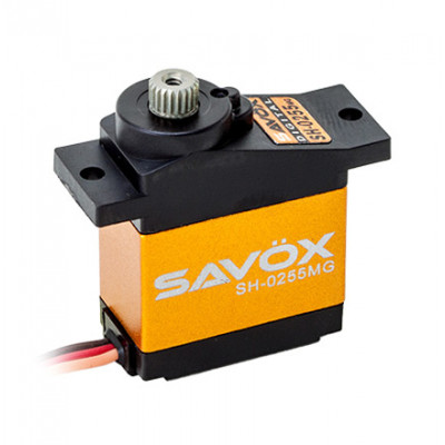 SAVÖX - SH-0255MG Servo 3,9Kg 0,13s Alu Metalldrev Mikro - SAVÖX