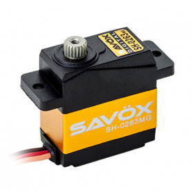 SAVÖX - SH-0263MG Servo 2,2Kg 0,10s Alu Metalldrev Mikro - SAVÖX