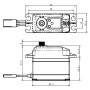 SV-1272SG Servo 30Kg 0,10s HV Aluminium Coreless Ståldrev-SAVÖX-SV-1272SG