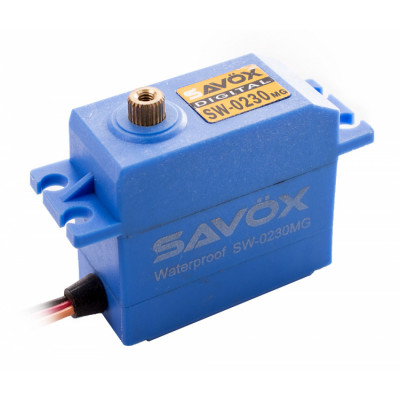 SAVÖX - SW-0230MG Servo 8Kg 0,13s HV Metalldrev WP - SAVÖX