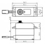 SW-0230MG Servo 8Kg 0,13s HV Metalldrev WP-SAVÖX-SW-0230MG