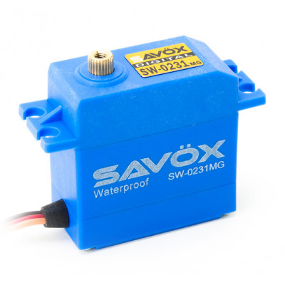 SAVÖX - SW-0231MG Servo 15Kg 0,17s Metalldrev WP - SAVÖX