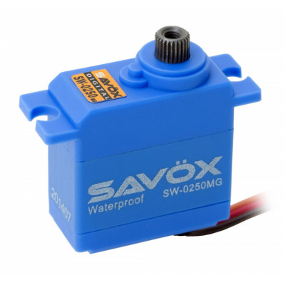 SAVÖX - SW-0250MG Servo 5Kg 0,11s Metalldrev WP Mini - SAVÖX