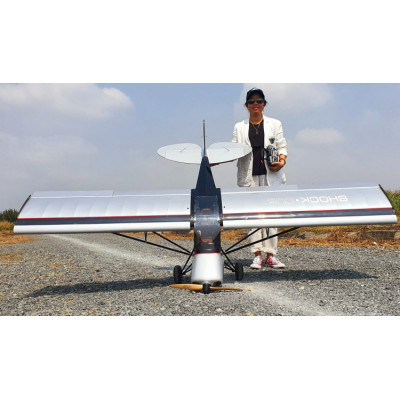 SEAGULL - Shock Cub 35-55cc ARF 2.59m Silver/Svart - SEAGULL