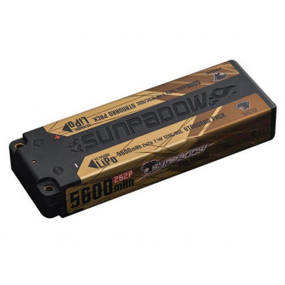 SUNPADOW - Li-Po Batteri 2S 7,4V 5600mAh 120C Stick Gold - SUNPADOW