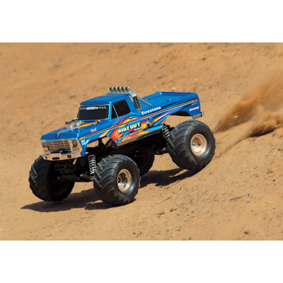Radiostyrd bil BIGFOOT No.1 Classic 1/10 RTR Blå-X med Batt/Ladd-TRAXXAS-36034-1BLUEX