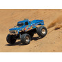 Radiostyrd bil BIGFOOT No.1 Classic 1/10 RTR Blå-X med Batt/Ladd-TRAXXAS-36034-1BLUEX