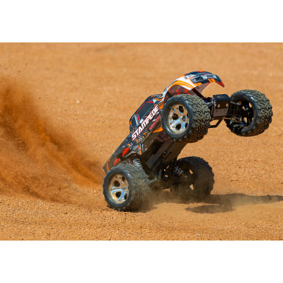Radiostyrd bil Stampede 2WD 1/10 RTR TQ Orange utan Batt & Ladd-TRAXXAS-36054-4ORNG