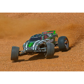 Radiostyrd bil Rustler 2WD 1/10 RTR TQ Grön - Med Batteri/Laddare-TRAXXAS-37054-1GRN