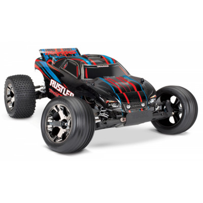 TRAXXAS - Rustler VXL 2WD 1/10 RTR TQi TSM Röd - Utan Batt/Ladd*  UTGÅ - TRAXXAS