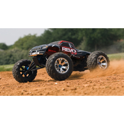 Radiostyrd bil Revo 3.3 4WD Nitro TQi TSM, Telemetri Röd-TRAXXAS-53097-3RED