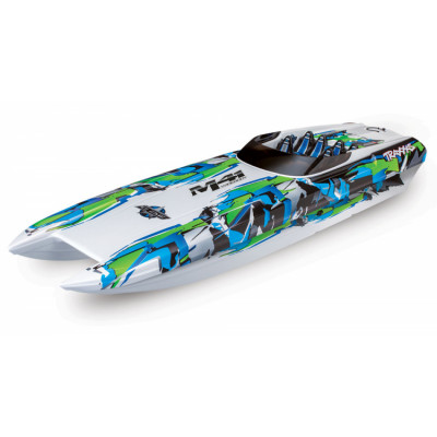 TRAXXAS - DCB M41 Katamaran BL TQi TSM - Utan Batt/Laddare Grön - TRAXXAS