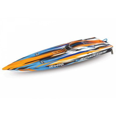 TRAXXAS - Spartan BL TQi TSM - Utan Batt/Laddare Orange - TRAXXAS