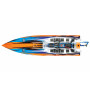Spartan BL TQi TSM - Utan Batt/Laddare Orange-TRAXXAS-57076-4-ORNG