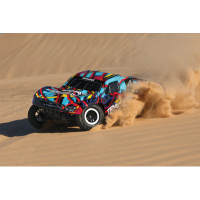 Radiostyrd bil Slash 2WD 1/10 RTR TQ Hawaiian med Batteri & Laddare-TRAXXAS-58034-1HWN