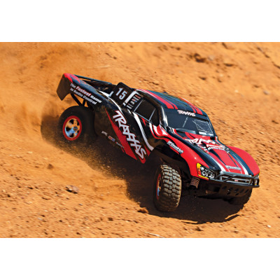 Radiostyrd bil Slash 2WD 1/10 RTR TQ Röd med Batteri & Laddare-TRAXXAS-58034-1MARK
