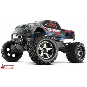 Radiostyrd bil TRAXXAS - Stampede 4x4 VXL 1/10 RTR TQi TSM Silver - Utan Batt &amp