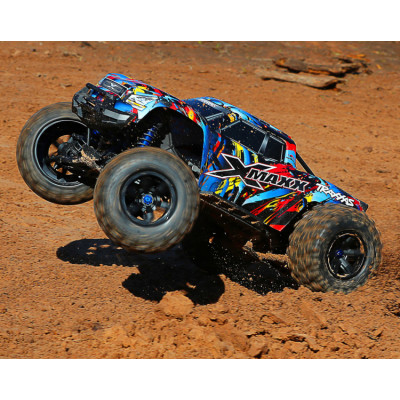 Radiostyrd bil X-Maxx 8S 4WD Brushless TQi TSM Rock N Roll-TRAXXAS-77086-4-RNR