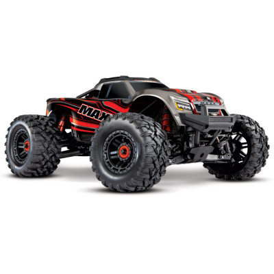 TRAXXAS - Maxx 4x4 1/10 RTR TQi Borstlös TSM Röd* - TRAXXAS
