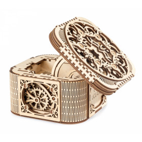 Ugears Smyckeskrin med dold nyckel UGEARS Models - Ugears Treasure Box - UGEARS Models