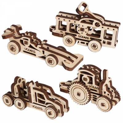 UGEARS Models - Ugears U-Fidget Vehicles - UGEARS Models