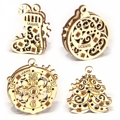 UGEARS Models - Ugears U-Fidget Happy New Gear - UGEARS Models