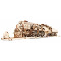 Ugears V-Express Steam Train with Tender-UGEARS Models-70058