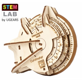 Ugears Rullande kurvimeter i trä Stem Lab UGEARS Models - Ugears Curvimeter STEM LAB - UGEARS Models