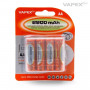 VAPEX - AA/R6 Batteri NiMH 2900mAh 4-pack - VAPEX