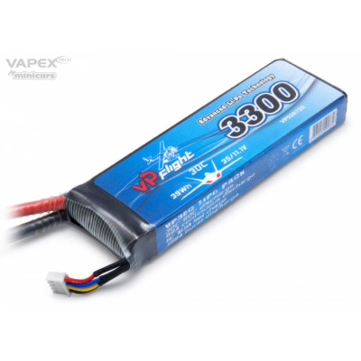 VAPEX - Li-Po Batteri 3S 11,1V 3300mAh 30C PREMIUM - VAPEX