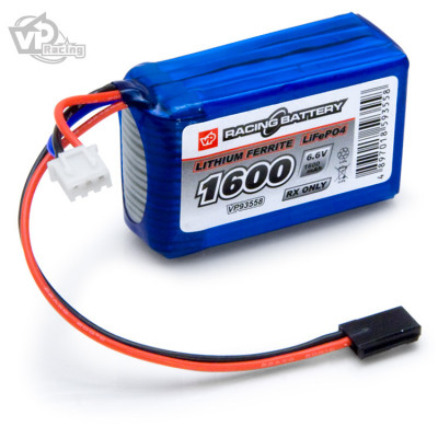 VAPEX - Mottagarbatteri Li-Fe 6,6V 1600mAh Kub - VAPEX