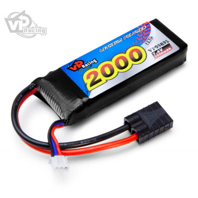 VAPEX - Li-Po Batteri 2S 7,4V 2000mAh 25C TRX-kontakt* - VAPEX