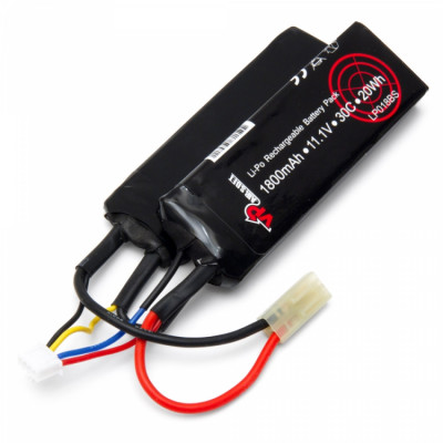 VAPEX - Li-Po Batteri 3S 11,1V 1800mAh 30C Split Airsoft - VAPEX