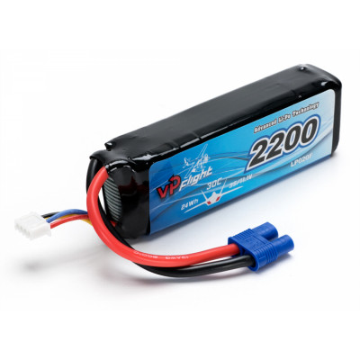 VAPEX - Li-Po Batteri 3S 11,1V 2200mAh 30C EC3-Kontakt - VAPEX