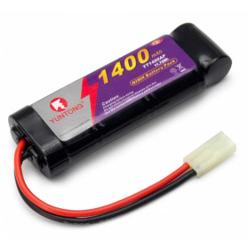 YUNTONG - NiMH Batteri 8,4V 1400mAh (2/3A) Airsoft* - YUNTONG