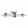 SCX10 II Diamond-Shaped Aluminum Alloy Front & Rear Axle Silver
