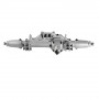 Drivaxel i aluminium till SCX10 Wraith RR10 Fram- & bakaxel - 2st/pkt - Silver