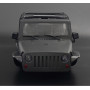 Kaross Kit 1:10 RC Crawler Scale JEEP Wrangler Rubicon Cab 313mm - Matt Svart