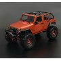 Kaross Kit 1:10 RC Crawler Scale JEEP Wrangler Rubicon Cab 313mm - Orange