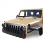Kaross Kit 1:10 RC Crawler Scale JEEP Wrangler Rubicon Hard Top 313mm - Mörk Grön