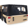 Kaross Kit 1:10 RC Crawler Scale JEEP Wrangler Rubicon Hard Top 313mm - Mörk Grön